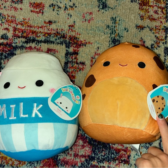 Toys Melly And Neeona Cookies And Milk Squishmallows Poshmark